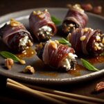 Bacon Wrapped Dates Stuffed With Goat Cheese - 60ok